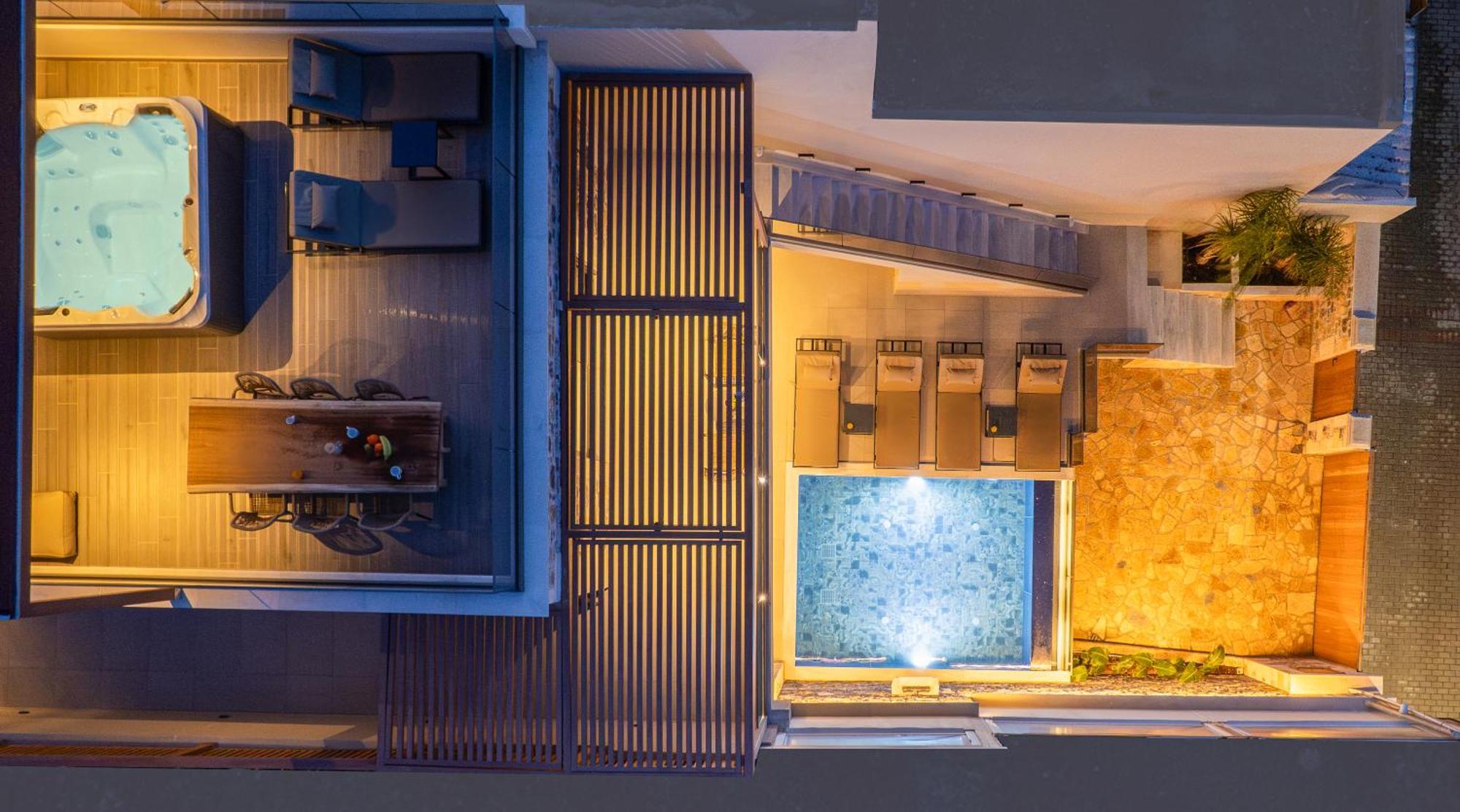 Villa Nicole - Private Pool & Rooftop Jacuzzi Hersónissos Extérieur photo